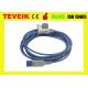 Compatible medical spo2 cable HP pedia finger clip spo2 sensor with round 8pin 3m