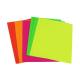 Uncoated Cyber Color Paper in flurescent pink yellow green fuchsia orange colors