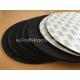 Black natural foam Rubber mat with 3M adhesive backing for mouse pad and gasket