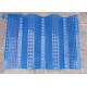 Dust Suppression Perforated Decorative Wire Grilles , Decorative Mesh Grilles Blue Color