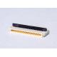 0.5MM pitch plastic height 1.0MM 6-70PIN rear lock double sided contact FPC/FFC