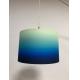 Gradient Color Digital Print Lampshades Blue Ombre Hanging Shade Pendant