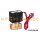 1/8 VX2120-06 1/4'' VX2120-08 Brass Solenoid Valve For Water Oil Gas SMC Type 220V 24V