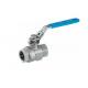 1.4401/304 1.4404/316L Sanitary Manual Ball Valve Three Piece Stainless Steel 304/316L