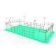 Customized Color Selection Panoramic Padel Tennis Court Anti UV Easy Installation
