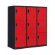 Commercial 0.4mm To 1mm Metal Locker Storage Cabinet