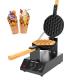 Commercial Non-Stick Electric Egg Waffle Maker with Stainless Steel Construction