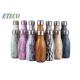 20oz Metal Drink Bottle , Chilly's Bottles Pastel Pink Stainless Steel 500ml