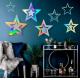 Rainbow Color Star Pattern Paper Hanging Decoration