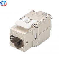 Zinc Alloy Shielded Keystone Jack CAT6 RJ45 180 Degree Keystone Jack