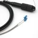 2 Fiber Count Black Armored Tactical Fiber Optic Patch Cord Reel with 100M 200M 500M 1000M Length