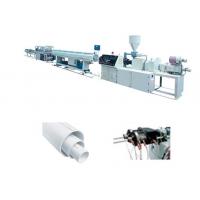 PVC Twin Pipe Making Machine , Double Pipe Production Line 380V 50HZ