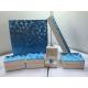 Blue Pearl Jewelry Plastic Box , Leatherette Gift Packaging Boxes