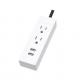 2 outlet In/outdoor Extension Cord With 2 USB Surger Protector