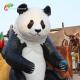 Water Proof Fiberglass Animatronic Panda Illuminated For Shopping Mall