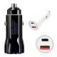 Dual Port 30W Cigarette Charger Adapter PD Type C Car Charger