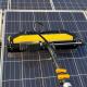 Cold Water Cleaning Photovoltaic Solar Panel Rotary Robot with Manual Rotating Brush