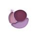 Multicolor Silicone Weaning Plate With Suction 242gram custom