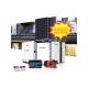 Solar Energy System Kit 3kw 6kw 10kw Complete Set for Home Solar Energy System with Inverter Solar Panels Lithium Ion Battery