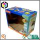 Micro F Flute Corrugated Carton Box; Clear Plastic Window Toy Packaging Box
