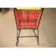 Eco - Friendly Rolling Plastic Shopping Basket Cart 100L 120L 160L 180L