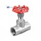 304 316 Stainless Steel Silver Electric Actuated Handwheel Manual Gate Valves for NPT BSPT