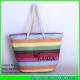 LUDA 2015 summer colorful straw totes paper straw new designer beach bag