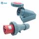 5Pins Industrial Plug Socket 63A 125A Waterproof IP67 IEC60309 Wall Mounting
