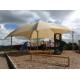 Steel Tensile Shade Structures PVDF Membrane Sun Shade Exterior Park stable