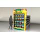 Foldable End Cap Shelving Eye Catching Promotional Paper Power Wing