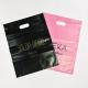 19x23 Pink poly mailers with die-cut handle,plastic handle carry bags, handle plastic bags,mailing bag with handle