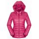 Famale Stand Collar Puffer Jacket , Plus Size Womens Windbreaker Coat