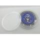 Metal Air Force One Coin / Zinc Alloy Personalized Enamel Coins with Antique Silver Plating