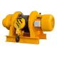 Yellow Color 2 Ton Electric Wire Rope Winch Wireless Control