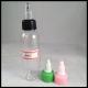 30ml / 60ml Capacity Plastic PET E Liquid Bottles Pen Shape Pharmaceutical Grade