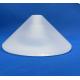 Customized Heat Resistance Machining Quartz Glass Cone Frosted Surface