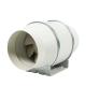Plastic Blade Centrifugal Fan 125mm Low Noise Hydroponics Electrical Mixed Flow Duct Fan