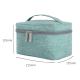 Zipper Travel Cylinder Bucket Polyester Cosmetic Bag