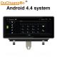 Ouchuangbo 10.25 inch car audio gps navi for Audi Q3 2011-2018 support BT aux android 4.4