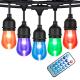 Heavy Duty RGBW Outdoor Bulb String Lights Garden Festoon Lights