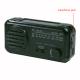 Portable Solar Powered Hand Crank Radio Outdoor Emergency 2800mAh With Light