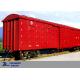 70t Load 8 Wheel Railway Box Wagon Car Train Arc Cover 120km/H corrosion
