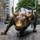 Wall Street Bull Bronze Statue Garden Art Metal Animal Life Size Outdoor