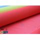 Fiberglass Fire Blanket Red Acrylic 0.43MM 490G Satin Welding Safety Fabric