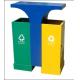 Stainless Steel Recycling containers litter bins for Outdoor,Park,Plaza,Schools,Public place