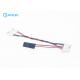 502439-0600 3 Pin Dupont 2.54 Custom Wire Harness To 6p Molex Clik Mate 6 2mm Connector