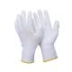 CE Certified Black/White Polyester Knitted PU Coated Gloves for Construction S-XXL