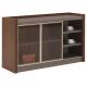 ISO14001 Office File Storage Cabinet Small Wood File Cabinet Beside Window