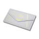 Custom Logo Luxury White Cardboard Handbag Wallet Gift Box With Gold Foil Print