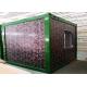 Camouflage Color Flat Pack Container Homes With Galvanized Steel Frame Structure
